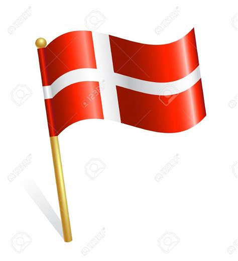 flag clipart|clipart flag danmark.